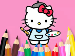 Laro Coloring Book: Hello Kitty Painting