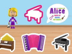 Laro World of Alice Shapes of Musical Instruments