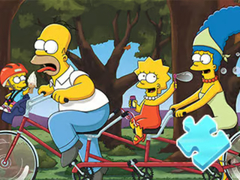 Laro Jigsaw Puzzle: Simpson Family Riding