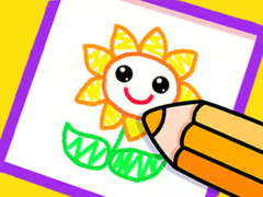 Laro Toddler Drawing: Beautiful Flower