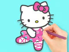 Laro Coloring Book: Hello Kitty Dancing
