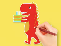 Laro Coloring Book: Dinosaur Birthday
