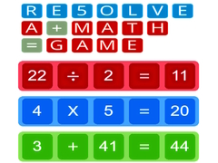 Laro RE5OLVE a+math=game