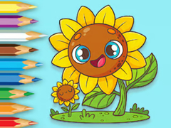 Laro Coloring Book: Sunflowers