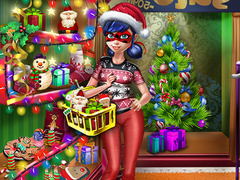 Laro Dotted Girl Christmas Shopping