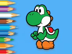Laro Coloring Book: Yoshi Fishing Time