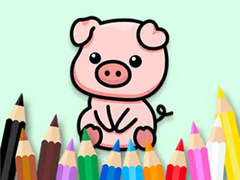 Laro Coloring Book: Cute Pig 2