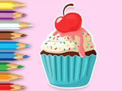 Laro Coloring Book: Apple Cupcake