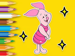 Laro Coloring Book: Piglet With Balloon