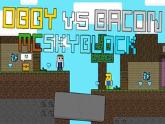 Laro Obby vs Bacon: MCSkyblock