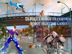 Laro US Police Robot Transform: Robot  fighting games