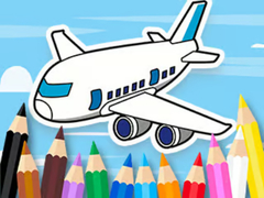 Laro Coloring Book: Flying Airplane
