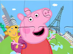 Laro Jigsaw Puzzle: Peppa Travel Around