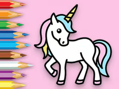 Laro Coloring Book: Happy Unicorn