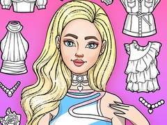 Laro Girl Coloring Dress Up Games