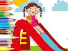 Laro Coloring Book: Playing Slide