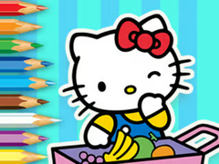 Laro Coloring Book: Hello Kitty Market