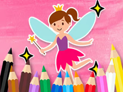 Laro Coloring Book: Little Pretty Fairy