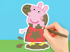 Laro Coloring Book: Peppa In The Mud