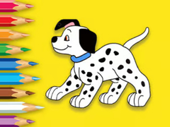 Laro Coloring Book: Cute Spotted Dog
