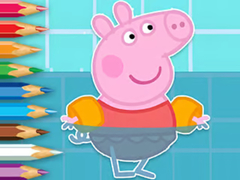 Laro Coloring Book: Peppa Swimming