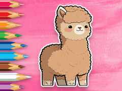 Laro Coloring Book: Cute Alpaca