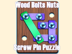 Laro Wood Bolts Nuts Screw Pin Puzzle
