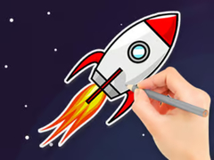 Laro Coloring Book: Flying Rocket
