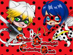 Laro Chibi Dotted Girl Coloring Book
