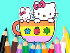 Laro Coloring Book: Kitty Cup