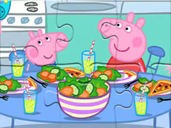 Laro Jigsaw Puzzle: Peppa Dinner Time