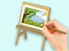 Laro Coloring Book: Paysage Drawing Board