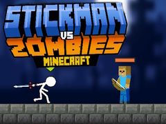 Laro Stickman vs Zombies Minecraft