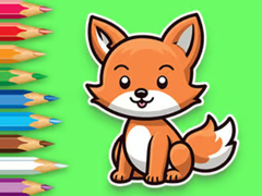 Laro Coloring Book: Baby Fox