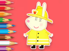 Laro Coloring Book: Rabbit Firefighter