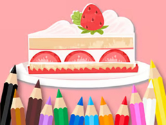 Laro Coloring Book: Strawberry Cake