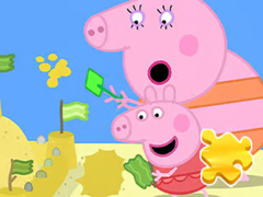 Laro Jigsaw Puzzle: Peppa Pig Making Sand