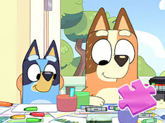 Laro Jigsaw Puzzle: Bluey Family Coloring Day