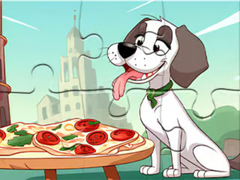 Laro Jigsaw Puzzle: Dog Eating Pizza