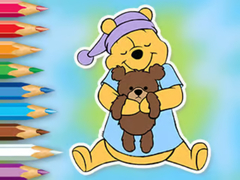 Laro Coloring Book: Winnie With Toy Bear