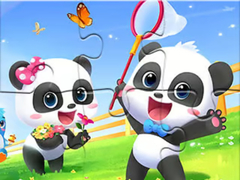 Laro Jigsaw Puzzle: Baby Panda Spring Outing