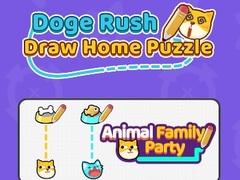Laro Doge Rush : Draw Home Puzzle