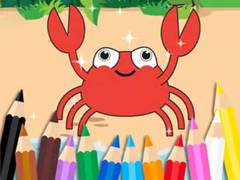 Laro Coloring Book: Happy Crab