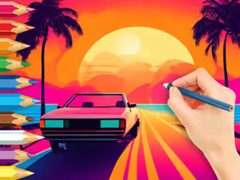 Laro Coloring Book: Sunset Driving