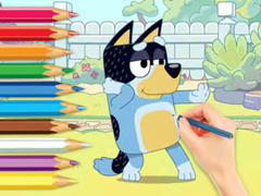 Laro Coloring Book: Bluey And Bingo