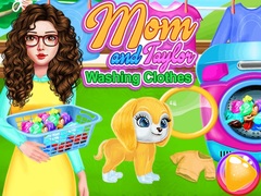 Laro Mom And Taylor Washing Clothes