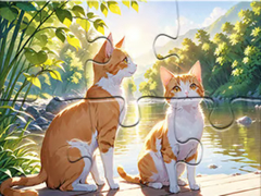 Laro Jigsaw Puzzle: Cats In Pairs
