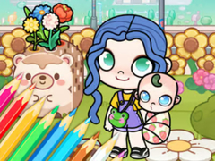 Laro Coloring Book: Avatar World Babycare