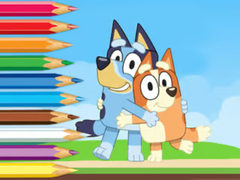Laro Coloring Book: Bluey And Bingo Holiday