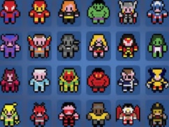 Laro Pictures By Numbers Superheroes